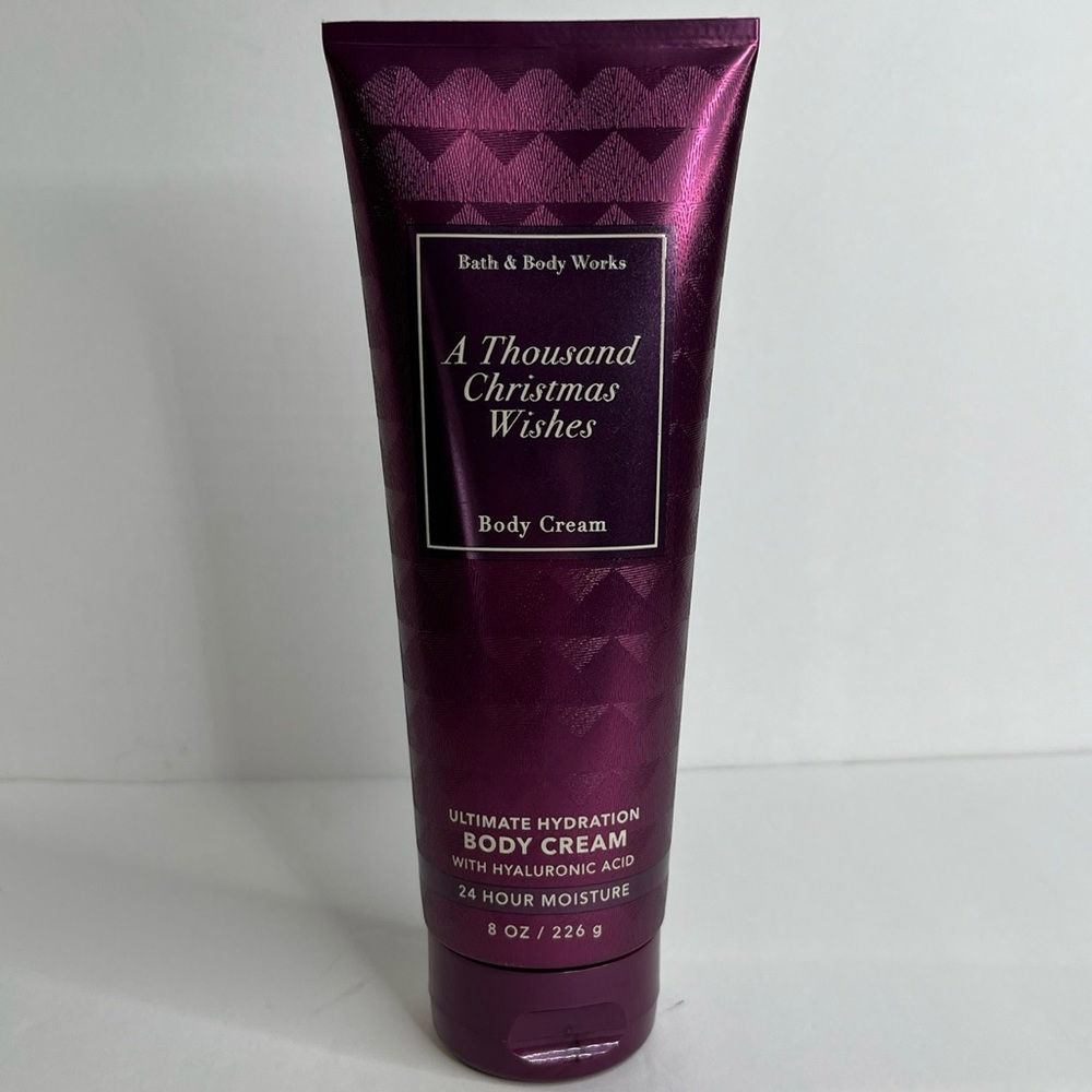 Bath & Body Works A Thousand Christmas Wishes Body Cream 8 oz New